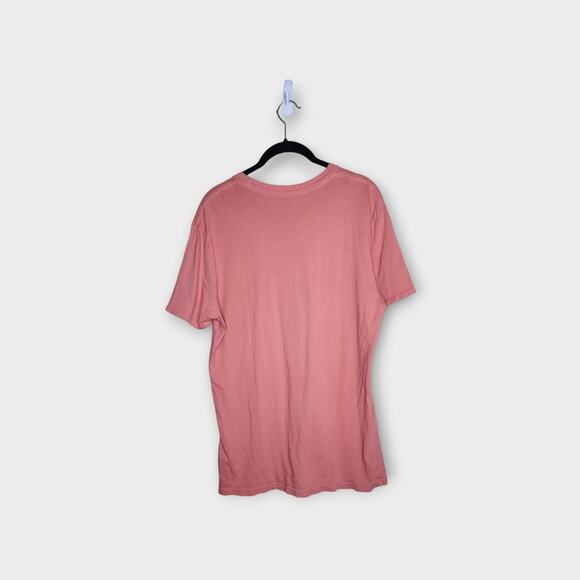 Outerknown Mens S.E.A. Tee Pink Medium 100% Organic Cotton Casual Short Sleeve - Picture 8 of 8
